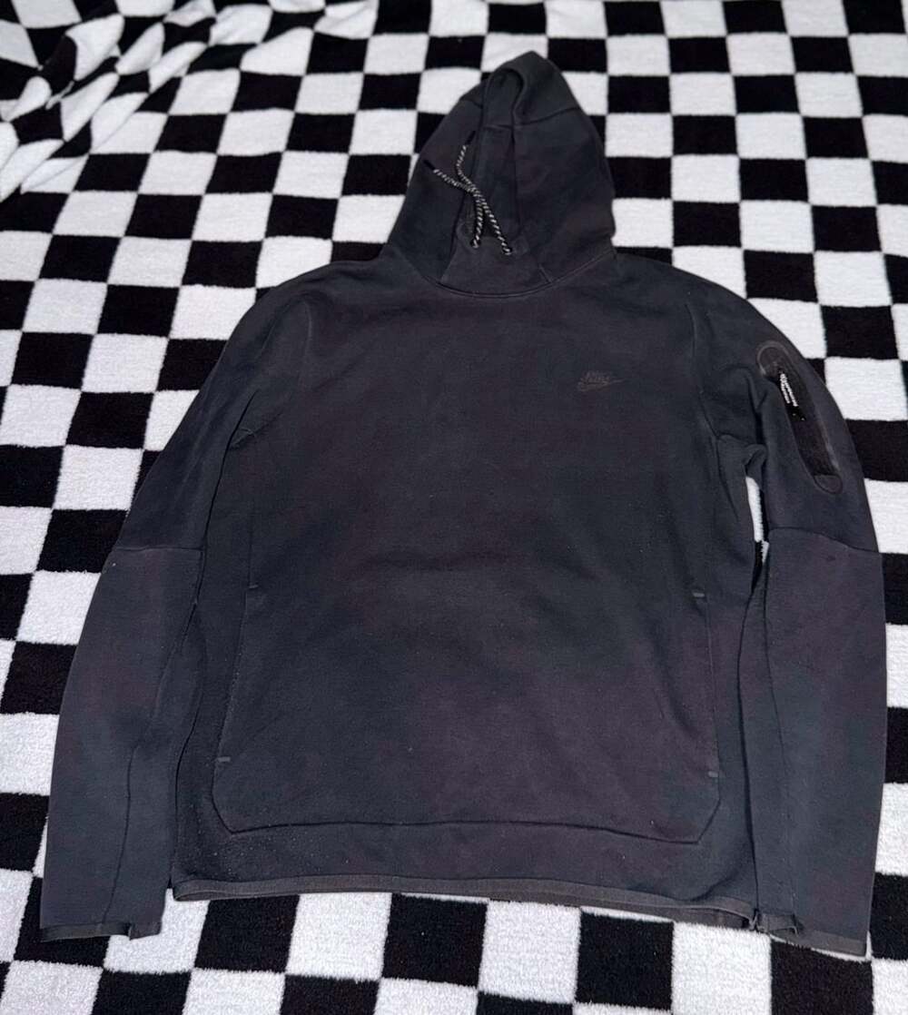 Nike Sportswear Tech Fleece Pullover Hoodie Triple Black